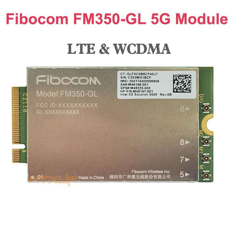 HP X360 830 840 850 G7 M.2 ⿡  FM350-GL, 5G LT..